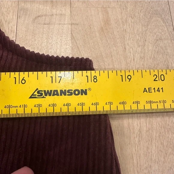 NWT Luxology Purple Corduroy Jumper Pocket Dress Women’s Size Small - Picture 12 of 14